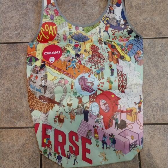 OZAKI flat tote NEW from CES LV 2015 limited print - Picture 7 of 15